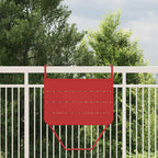 Hängender Balkontisch Rot 60 x 39 x 65 cm Stahl
