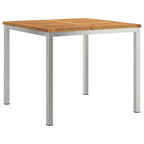Esstisch Braun 90 x 90 x 75 cm Massivholz Akazie