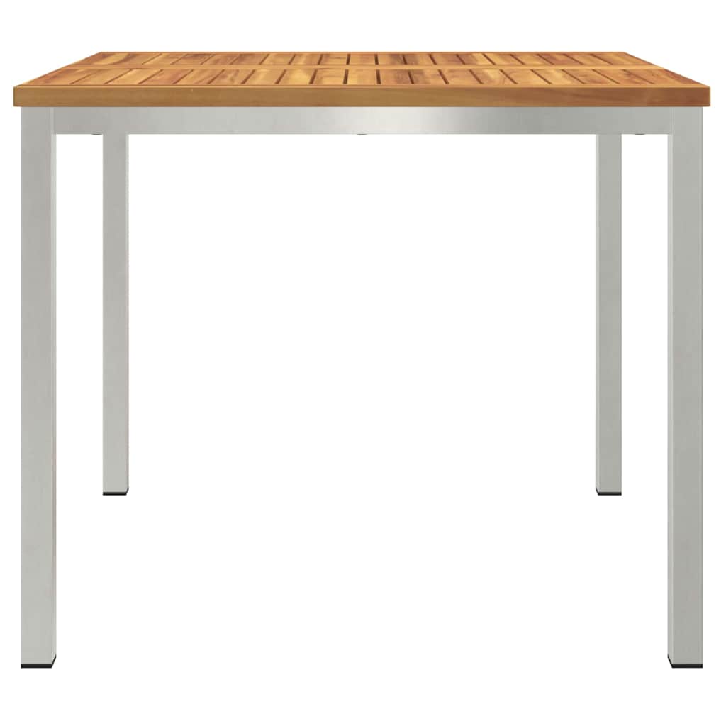 Esstisch Braun 90 x 90 x 75 cm Massivholz Akazie