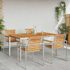 Esstisch Braun 150 x 90 x 75 cm Massivholz Teak