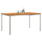 Esstisch Braun 150 x 90 x 75 cm Massivholz Teak