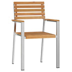 Gartenstuhl 4 pcs Öl-Natur 56 x 54,5 x 87 cm Massivholz Teak