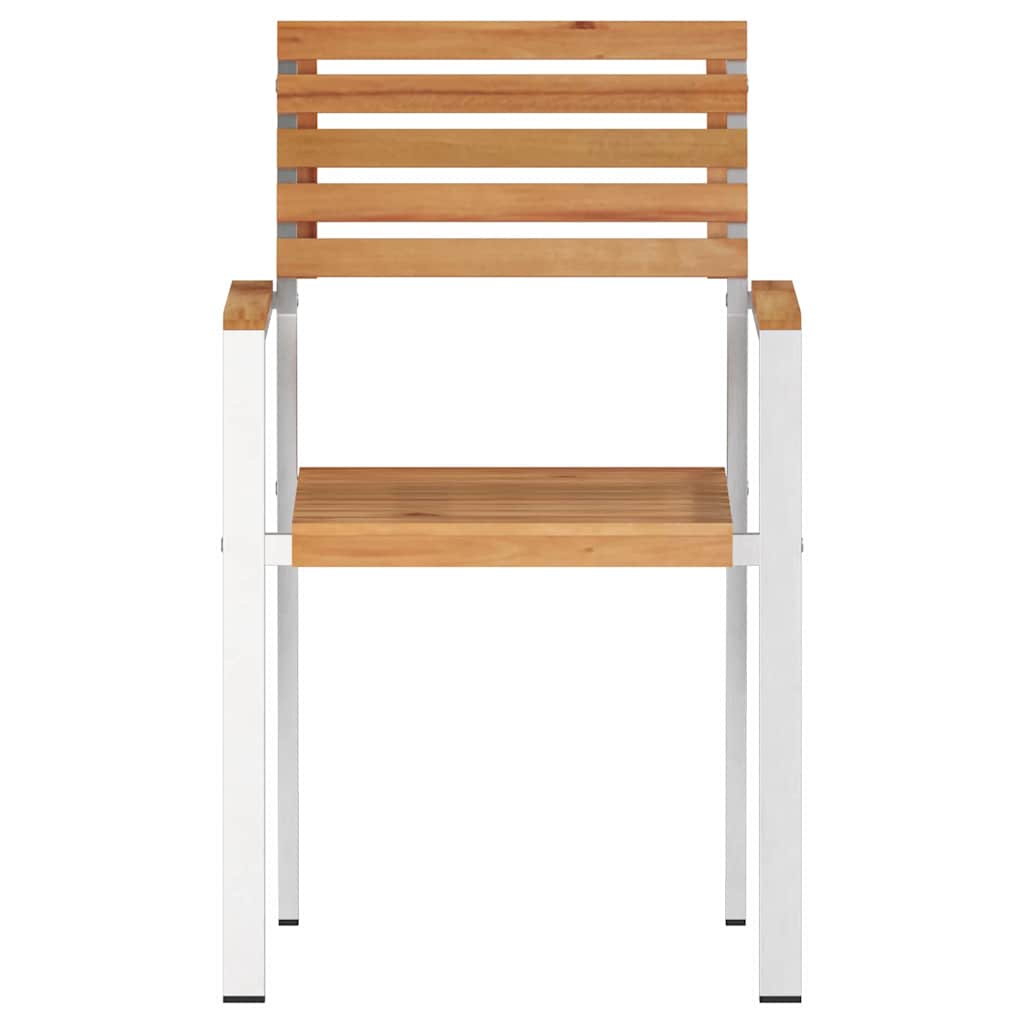 Gartenstuhl 4 pcs Öl-Natur 56 x 54,5 x 87 cm Massivholz Teak