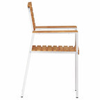 Gartenstuhl 4 pcs Öl-Natur 56 x 54,5 x 87 cm Massivholz Teak