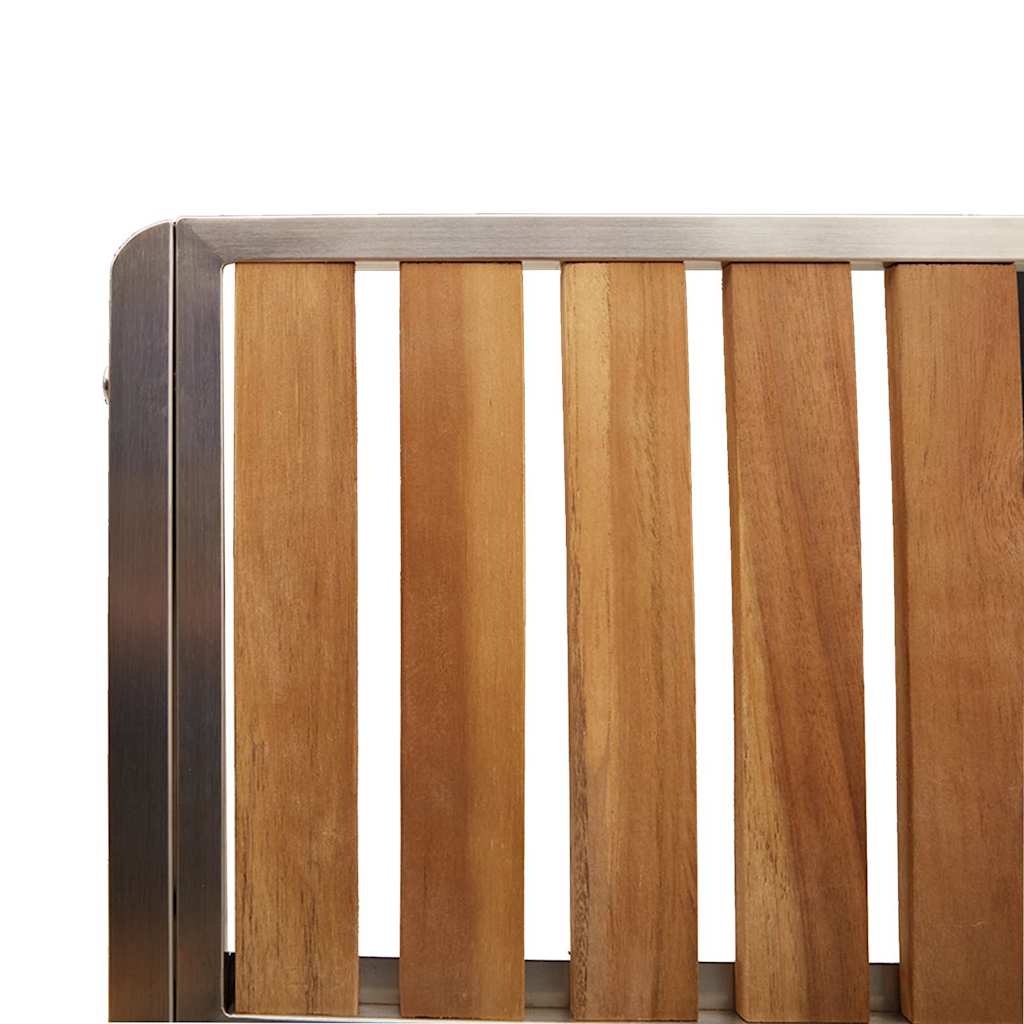 Gartenstuhl 2 pcs Braun 56 x 54,5 x 87 cm Massivholz Akazie
