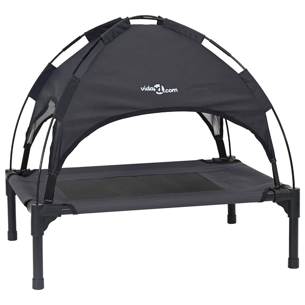 Hundebett Schwarz 76 x 62 x 70,5 cm Stahl