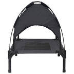 Hundebett Schwarz 76 x 62 x 70,5 cm Stahl