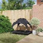Hundebett Schwarz 122 x 93 x 106,5 cm Stahl