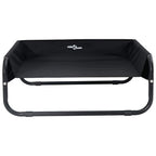 Hundebett Schwarz 75 x 75 x 30 cm Stahl