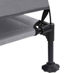 Hochgelegtes Hundebett Hellgrau 127 x 81 x 108 cm