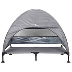 Hochgelegtes Hundebett Hellgrau 127 x 81 x 108 cm