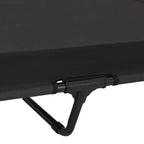 Hochgelegtes Hundebett Schwarz 127 x 81 x 108 cm