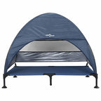 Hochgelegtes Hundebett Marineblau 127 x 81 x 108 cm
