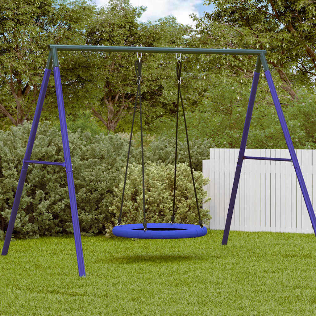 Nestschaukel Blau 100 x 100 x 180 cm Kunststoff