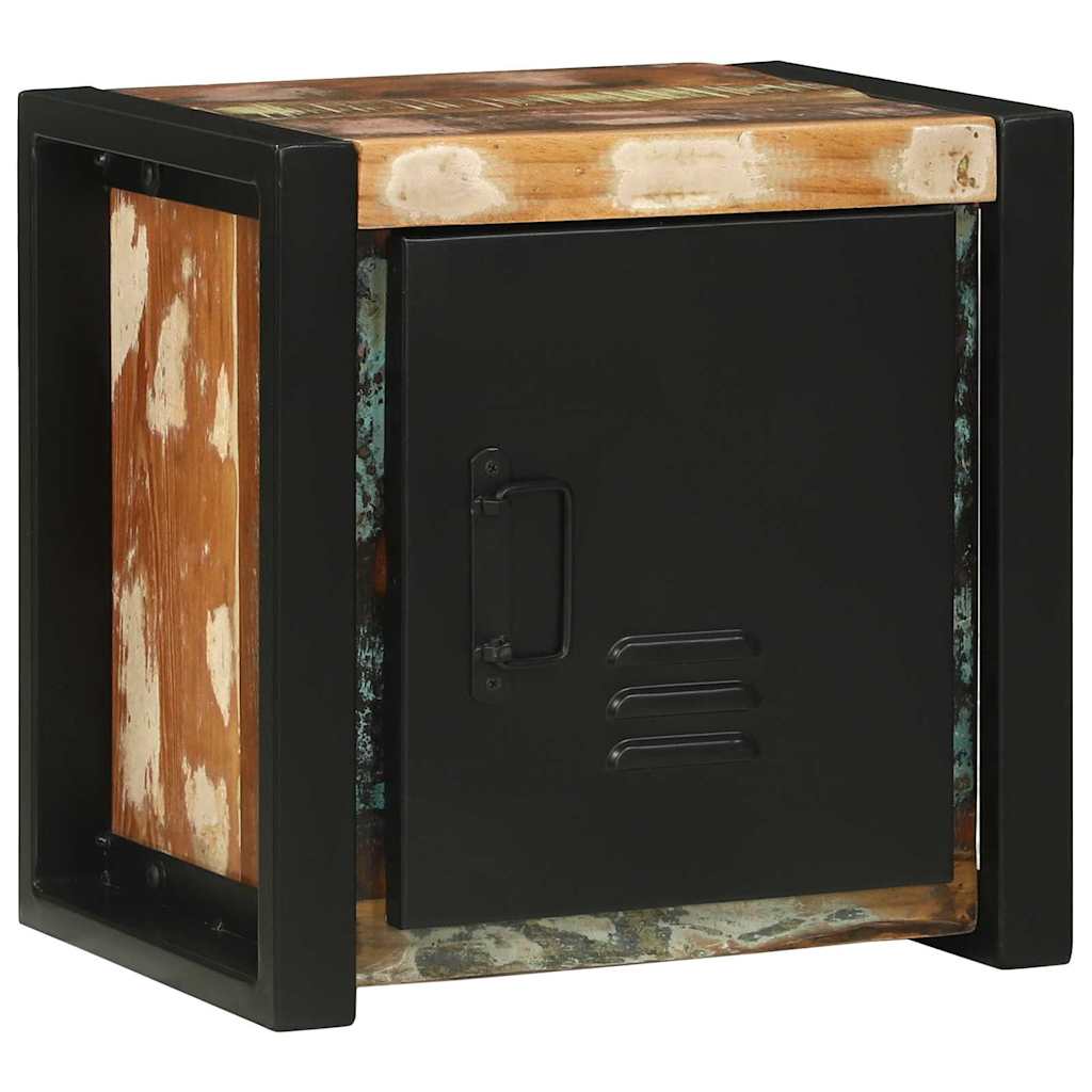 Badezimmermöbel-Set mit Regal 3 pcs Massives upgecyceltes Holz