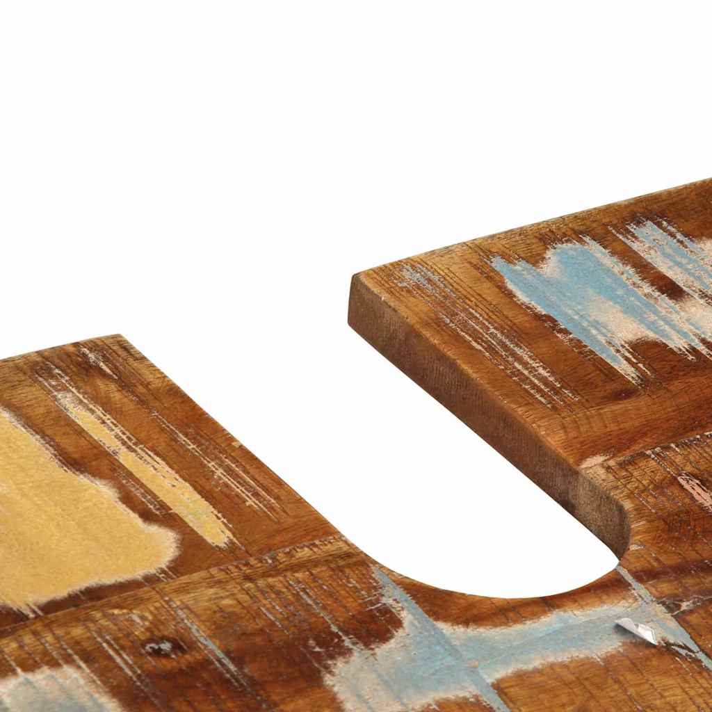 Badezimmermöbel-Set mit Regal 3 pcs Massives upgecyceltes Holz