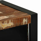 Badezimmermöbel-Set mit Regal 4 pcs Massives upgecyceltes Holz