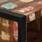 Badezimmermöbel-Set mit Regal 4 pcs Massives upgecyceltes Holz