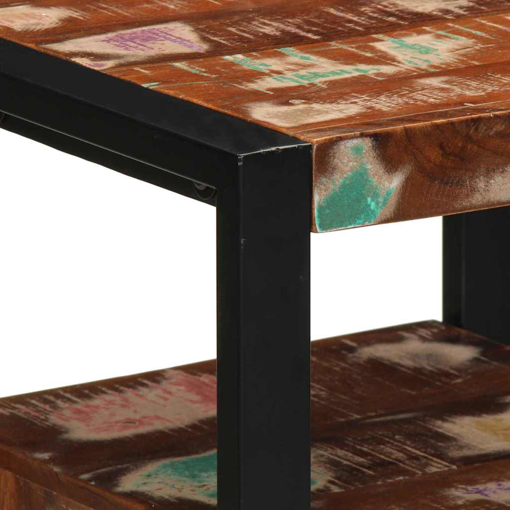 Badezimmermöbel-Set mit Regal 4 pcs Massives upgecyceltes Holz