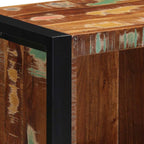 Badezimmermöbel-Set mit Regal 4 pcs Massives upgecyceltes Holz