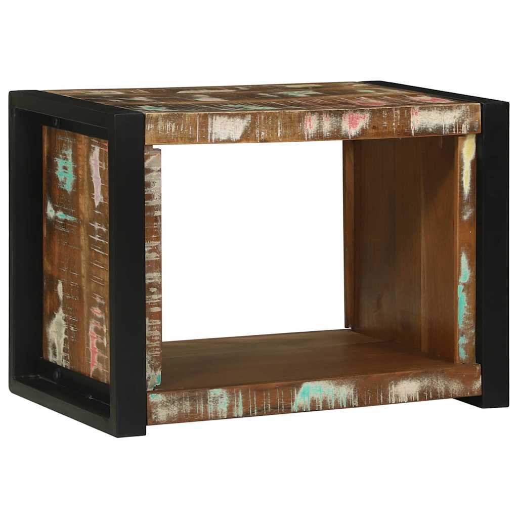 Badezimmermöbel-Set mit Regal 4 pcs Massives upgecyceltes Holz