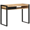 Schreibtisch 100x50x75 cm Raues Massivholz Mango