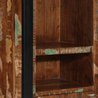 Badschrank 40x30x90 cm Altholz Massivholz