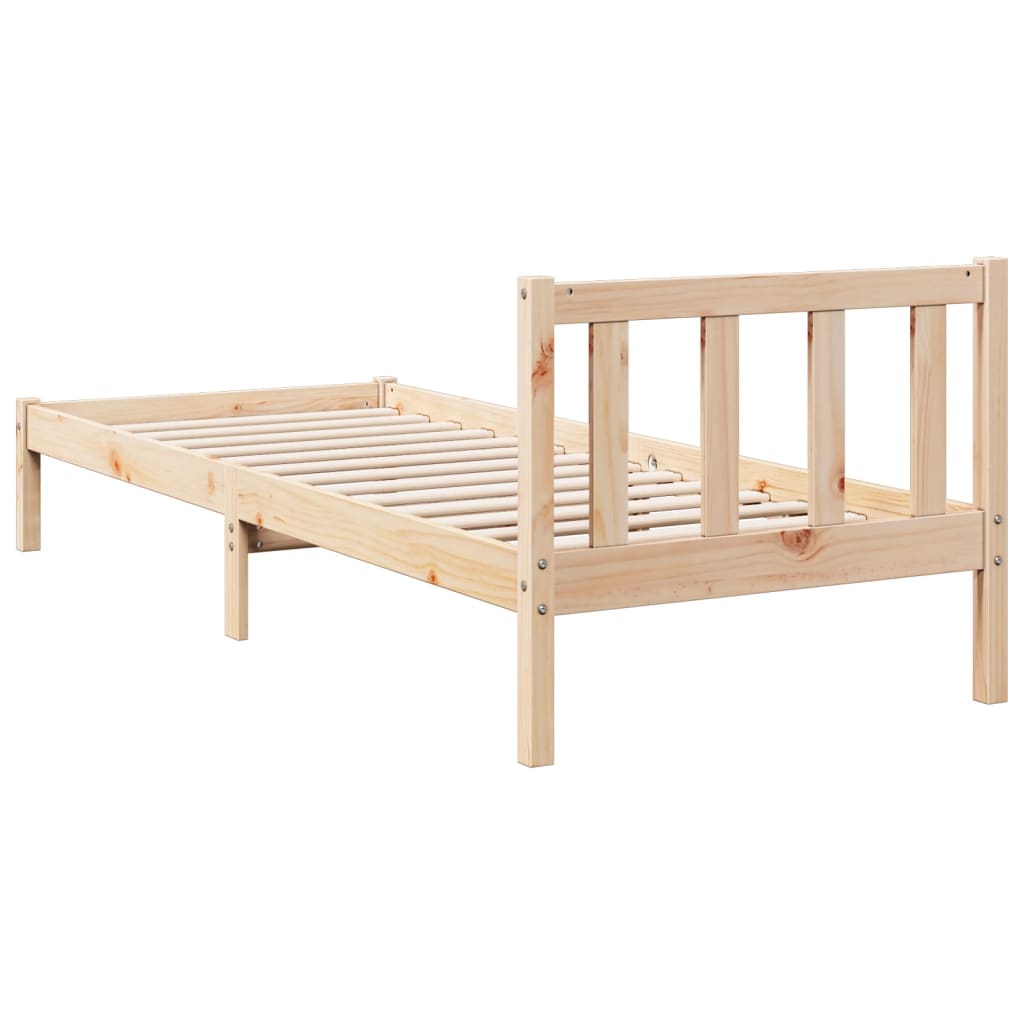 Massivholzbett Extra Lang ohne Matratze 100x220 cm Kiefernholz