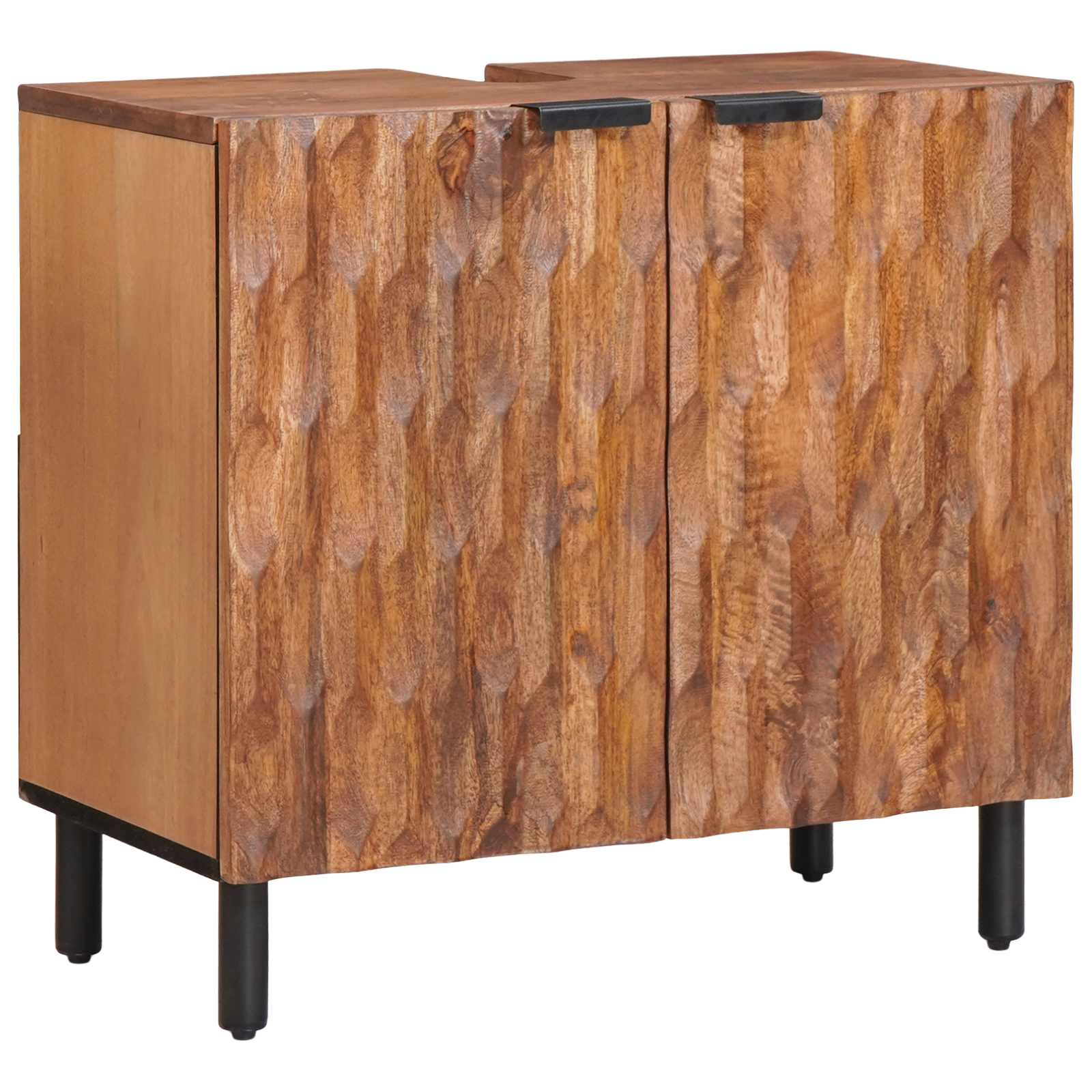 Badezimmer Sets 2 pcs Akazie Braun Winish Massivholz Mango