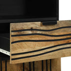 Badezimmermöbel-Set mit Schubladen 4 pcs Braun Holzwerkstoff