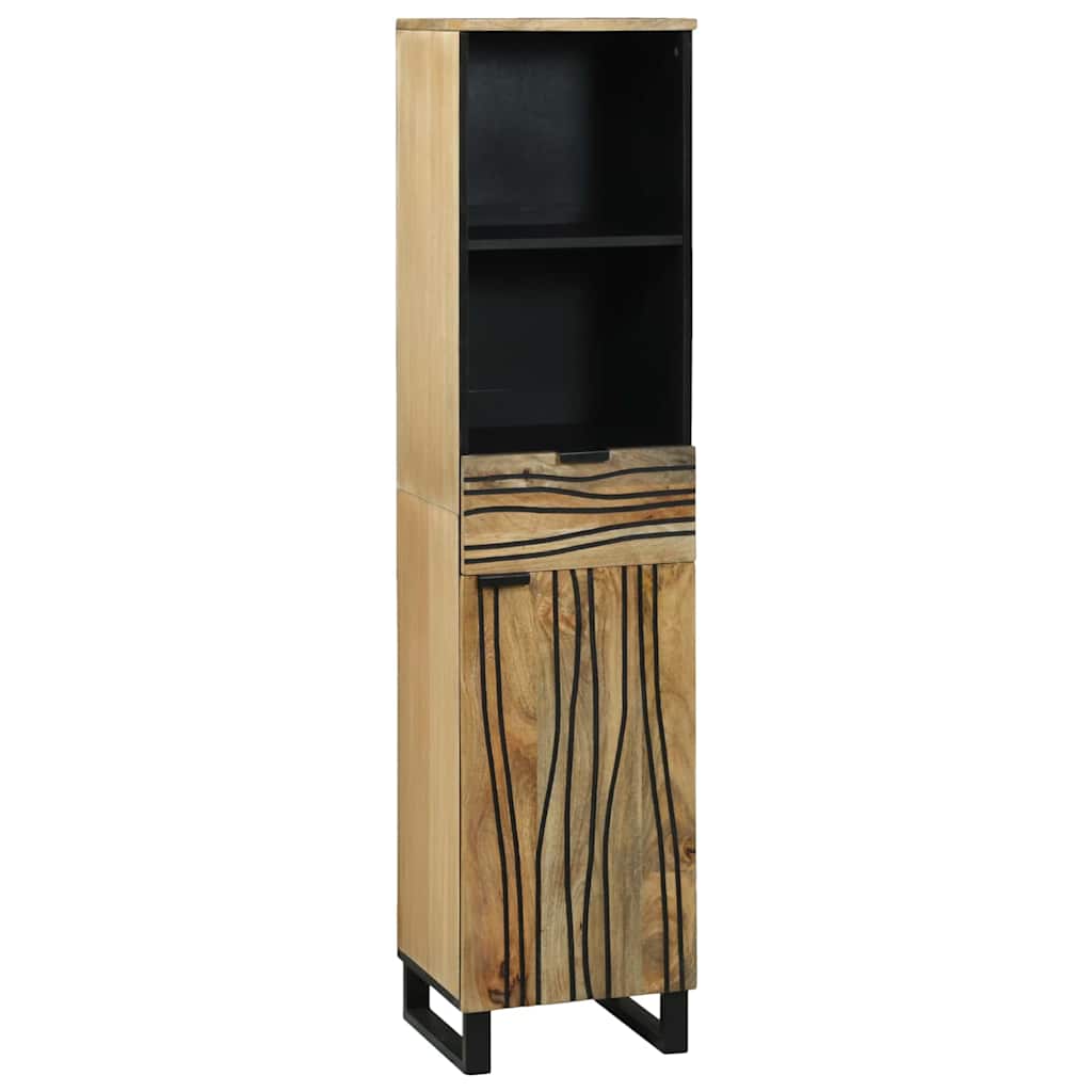 Badezimmermöbel-Set mit Schubladen 4 pcs Braun Holzwerkstoff