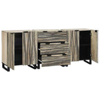 Badezimmermöbel-Set mit Schubladen 3 pcs Weiß Holzwerkstoff