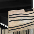 Badezimmermöbel-Set mit Schubladen 3 pcs Weiß Holzwerkstoff