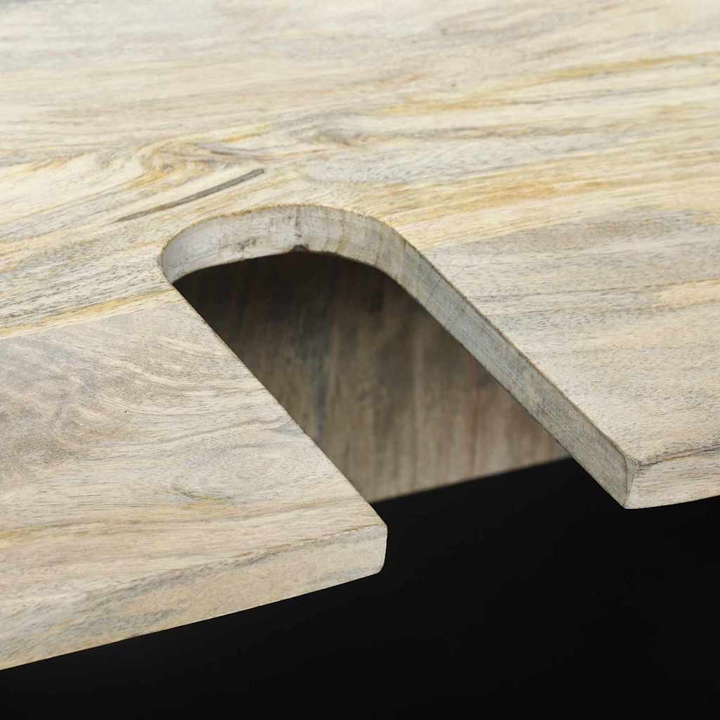 Badezimmermöbel-Set mit Regal 5 pcs Walnussbraun Holzwerkstoff