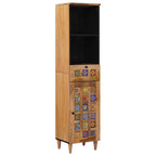 Badezimmermöbel-Set mit Schubladen 3 pcs Natur Massivholz Mango