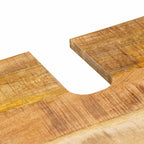 Badezimmer Sets mit Schubladen 5 pcs Natur Massivholz Mango