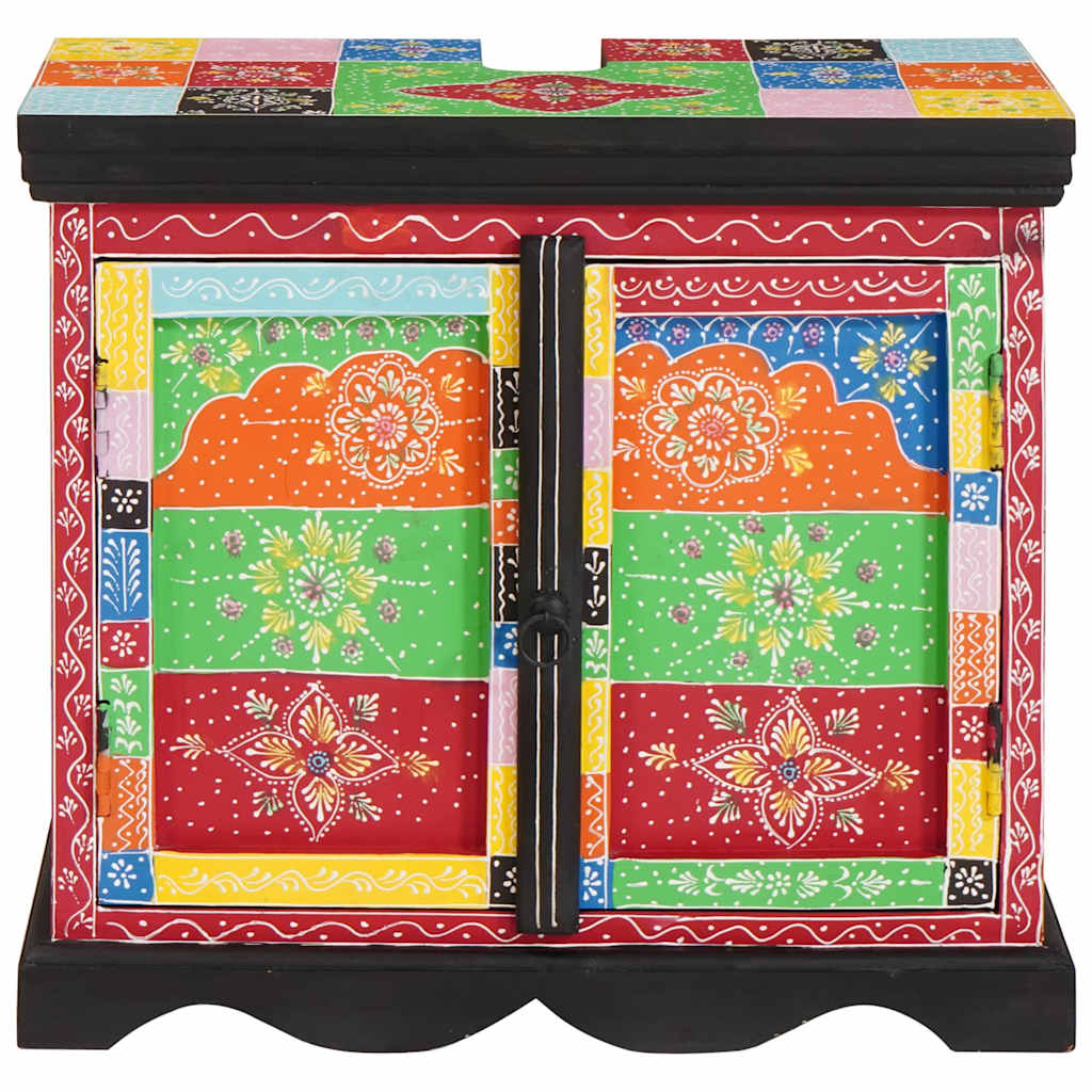 Waschbeckenunterschrank Braun 60 x 35 x 55 cm Massivholz Mango