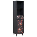 Badezimmerschrank-Set mit Schubladen 4 pcs Massivholz Mango