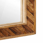 Badezimmerschrank-Set Wandmontiert 2 pcs Massivholz Mango