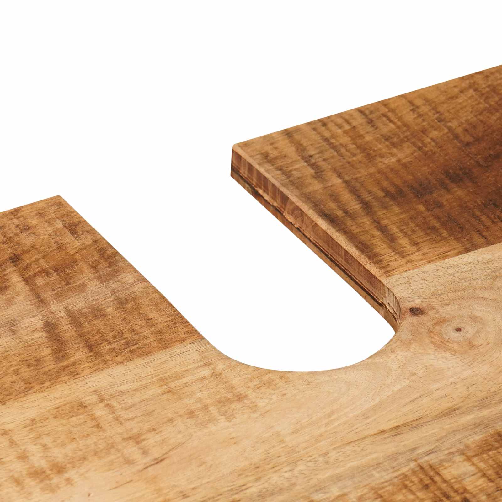 Badezimmerschrank-Set mit Schubladen 5 pcs Massivholz Mango