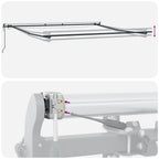 Markise Automatisch mit LEDs Braun 450x300 cm