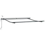 Markise Automatisch mit LEDs Anthrazit & Weiß 300x250 cm