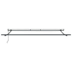 Markise Automatisch mit LEDs Anthrazit & Weiß 450x300 cm