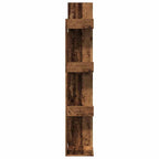Bücherregal Altholz-Optik 48x25,5x140 cm Holzwerkstoff
