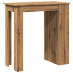 Bartisch mit Regal Artisan-Eiche 102x50x103,5 cm
