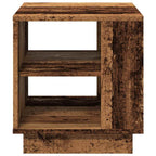 Couchtisch Altholz-Optik 40x40x43 cm Holzwerkstoff