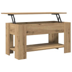 Couchtisch Artisan-Eiche 101x49x52 cm Holzwerkstoff