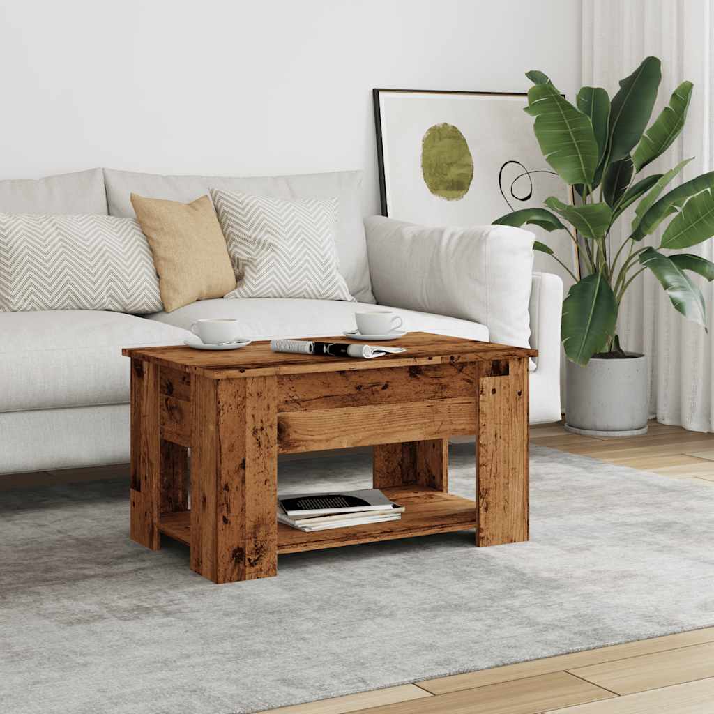 Couchtisch Altholz-Optik 79x49x41 cm Holzwerkstoff