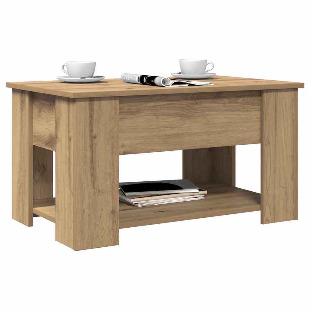 Couchtisch Artisan-Eiche 79x49x41 cm Holzwerkstoff