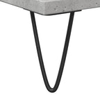 Badschrank Betongrau 30x30x190 cm Holzwerkstoff